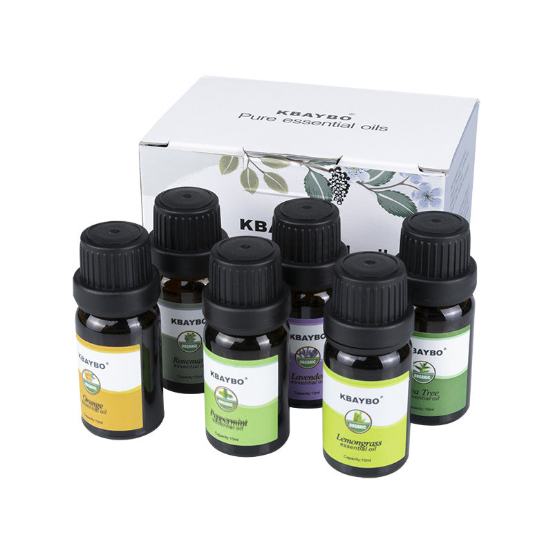 6 Piece Aromatherapy Essential Oil Set