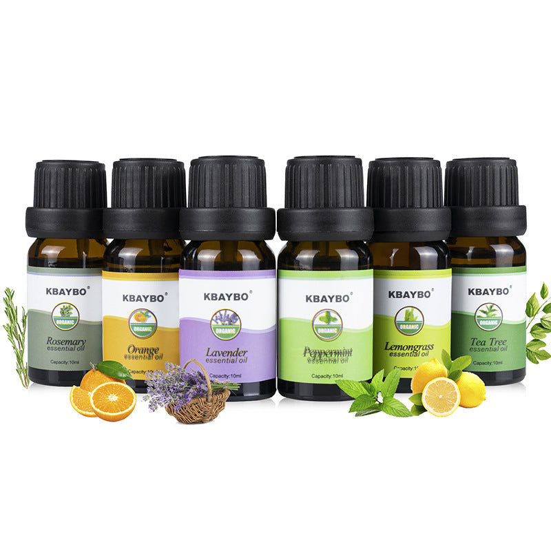 6 Piece Aromatherapy Essential Oil Set