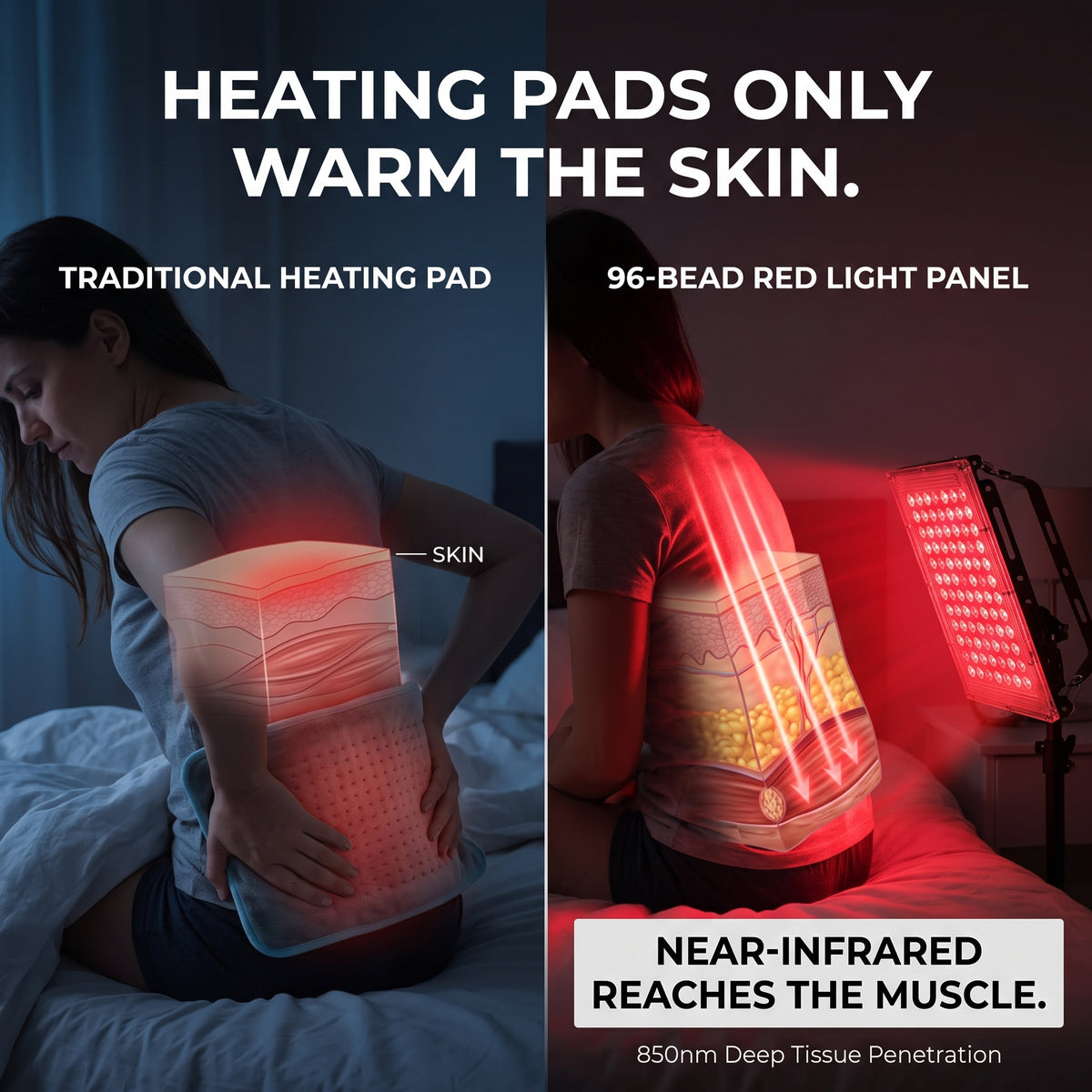 Infrared Red Light Therapy Lamp